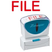Xスタンパー ビジネス用キャップレス B型 赤 FILE X2-B-10512