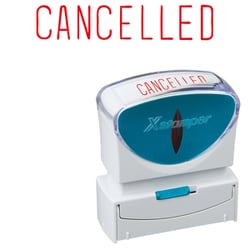 Xスタンパー ビジネス用キャップレス B型 赤 CANCELLED X2-B-11192