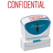 Xスタンパー ビジネス用キャップレス B型 赤 CONFIDENTI X2-B-11302