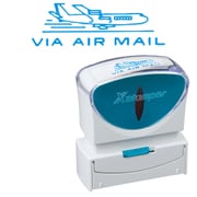 Xスタンパー ビジネス用キャップレス B型 藍 VIA AIR MAIL X2-B-13433