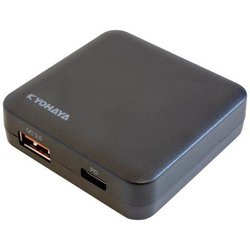 USB急速充電器 CHARGE GEAR FLAT 20+ USB PD（パワーデリバリー）/QC（クイックチャージ）対応 20W USB-C×1/USB-A×1 極薄タイプ スイングプラグ採用 ブラック JKPD20A1BK