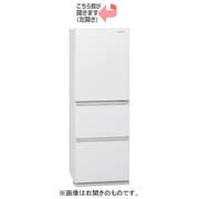 冷蔵庫（335L・左開き） 3ドア ガラスドア スノーホワイト NR-C342GCL-W