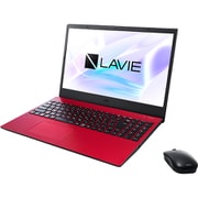 LAVIE N15 ノートパソコン 15.6型/Core i3-1115G4/メモリ 8GB/SSD 512GB/Windows 10 Home 64bit/Microsoft Office Home & Business 2019/レッド/ヨドバシカメラ限定モデル PC-N1535BAR-YC
