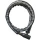 ワイヤーロック 自転車用肩掛けワイヤーロック 色：黒 サイズ：径18×1200mm JC-064w BKハンシャ
