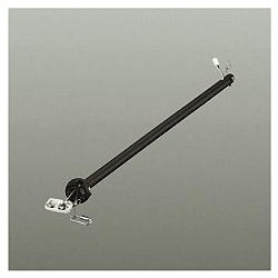 シーリングファン用延長パイプ 600mm 黒 DP-40335