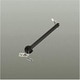 シーリングファン用延長パイプ 400mm 黒 DP-40334