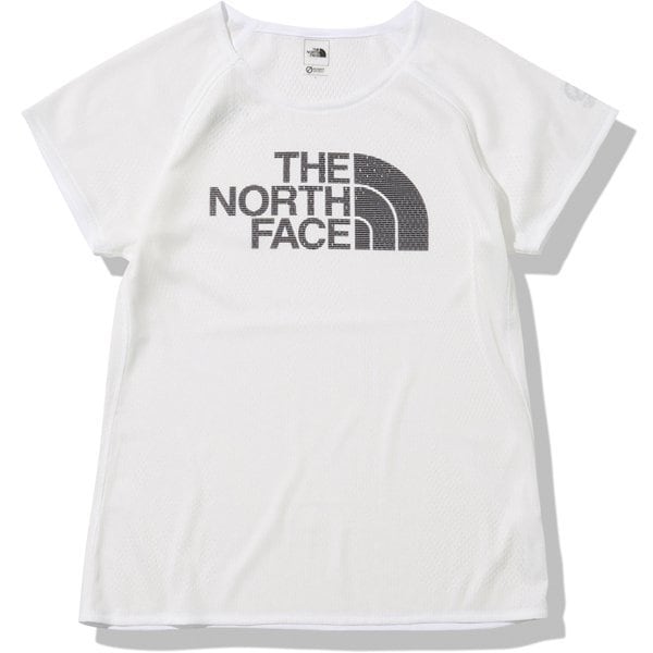 ザ・ノース・フェイス THE NORTH FACE  ショートスリーブフライトハイパーベントクルー S/S Flight Hypervent Crew NTW12170 ホワイト(W) Sサイズ [アウトドア カットソー レディース]