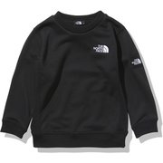 スクエアロゴクルー Square Logo Crew NTJ12117 ブラック(K) 130サイズ [アウトドア トップス キッズ]