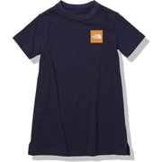 ガールズショートスリーブワンピースティー G S/S Onepiece Tee NTG32147 TNFネイビー(NY) 140サイズ [アウトドア トップス キッズ]