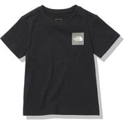 ショートスリーブスモールスクエアロゴティー S/S Small Square Logo Tee NTJ32141 ブラック(K) 140サイズ [アウトドア トップス キッズ]