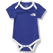 ベビーショートスリーブロンパース＆2Pビブ B S/S Rompers&2P Bib NTB12175 ボルトブルー(BT) 80サイズ [アウトドア トップス キッズ]
