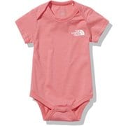 ベビーショートスリーブロンパース＆2Pビブ B S/S Rompers&2P Bib NTB12175 プリムピンク(PK) 70サイズ [アウトドア トップス キッズ]