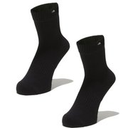 TNF オーガニック 2P ソックス TNF Organic 2P Socks NN82082 ブラック(K) Mサイズ(25-27cm) [アウトドア ソックス]