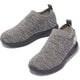 ベロシティ ニット ウォータープルーフ K Velocity Knit WP NFJ52197 ジンクグレー×TNFブラック(ZK) 22cm [フィットネス キッズ用シューズ]