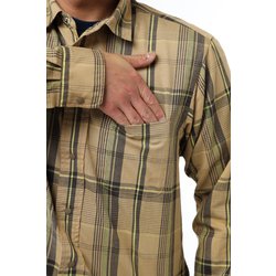 新品 THE NORTH FACE L/S Bajada Nature Shirt L 定価14,300円 ノースフェイス シャツ チェック リネン icefield_nor-nr62431