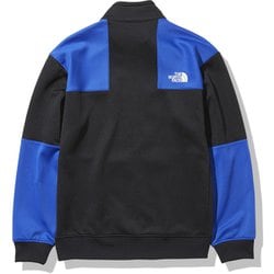 ザ・ノース・フェイス THE NORTH FACE ジャージジャケット Jersey Jacket NT12050 ブラック×TNFブルー(KB)  Lサイズ [アウトドア ジャケット メンズ] 通販【全品無料配達】 - ヨドバシ.com