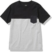 ショートスリーブツートーンポケットティー S/S 2 Tone Pocket Tee NT32062 (KZ)ブラック×ミックスグレー Lサイズ [アウトドア カットソー メンズ]