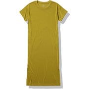 ショートスリーブワンピースクルー S/S Onepiece Crew NTW32145 マッチャグリーン(MT) Mサイズ [アウトドア カットソー レディース]