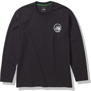 ロングスリーブハーフドームワンポイントティー L/S Half Dome One Point Tee NT32136 ブラック(K) Mサイズ [アウトドア カットソー メンズ]