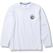 ロングスリーブハーフドームワンポイントティー L/S Half Dome One Point Tee NT32136 ホワイト(W) Lサイズ [アウトドア カットソー メンズ]