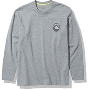 ロングスリーブハーフドームワンポイントティー L/S Half Dome One Point Tee NT32136 ミックスグレー(Z) XLサイズ [アウトドア カットソー メンズ]