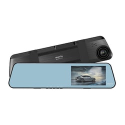高画質HDリアカメラ搭載 前後2カメラ ミラー型ドライブレコーダー MDVR304MRREAR