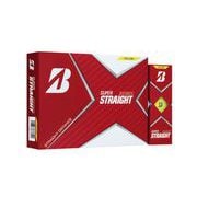 SUPER STRAIGHT（スーパーストレート） 2021年モデル イエロー [ゴルフボール 1ダース12球入り]