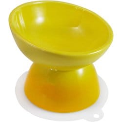 CHOB2 小型犬用食器 イエロー [ペット用フードボウル]