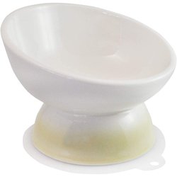 CHOB3 短頭犬用食器 アイボリー [ペット用フードボウル]
