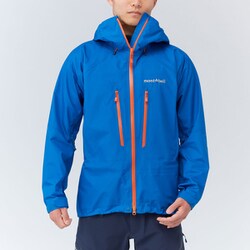 モンベル　ストリームパーカ Men's  Mサイズ　ブルー ストリームパーカ Men's｜モンベル