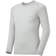 スーパーメリノウール M.W. ラウンドネックシャツ Men's 1107654 ライトグレー Sサイズ [アウトドア アンダーウェア メンズ]