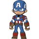 MH-MAR-03 MARVEL マグネットフック キャプテン・アメリカ [キャラクターグッズ]