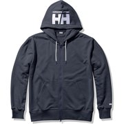 HHロゴフルジップスウェットフーディー HH Logo Full-zip Sweat Hoodie HE32122 ディープネイビー(DN) Mサイズ [アウトドア スウェット メンズ]