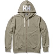 HHロゴフルジップスウェットフーディー HH Logo Full-zip Sweat Hoodie HE32122 ウェットサンド(WS) Lサイズ [アウトドア スウェット メンズ]