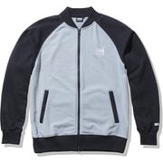 HHロゴスウェットトラックジャケット HH Logo Sweat Track Jacket HE32124 フォグブルー×ディープネイビー(FD) Mサイズ [アウトドア スウェット メンズ]