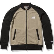 HHロゴスウェットトラックジャケット HH Logo Sweat Track Jacket HE32124 ウェットサンド×ブラック(WK) WLサイズ [アウトドア スウェット レディース]