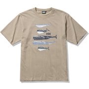 ショートスリーブホエールティー S/S Whale Tee HE62131 ウェットサンド(WS) Lサイズ [アウトドア カットソー メンズ]