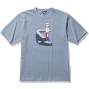 ショートスリーブランドスケープティー S/S Landscape Tee HE62132 フェイデッドブルー(FA) Lサイズ [アウトドア カットソー メンズ]