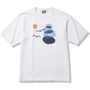 ショートスリーブランドスケープティー S/S Landscape Tee HE62132 ホワイト(W) Lサイズ [アウトドア カットソー メンズ]