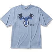 ショートスリーブアニマルティー S/S Animal Tee HE62133 フェイデッドブルー(FA) XLサイズ [アウトドア カットソー メンズ]