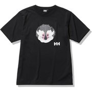 ショートスリーブアニマルティー S/S Animal Tee HE62133 ブラック(K) WLサイズ [アウトドア カットソー レディース]