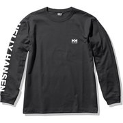 ロングスリーブレターティー L/S Letter Tee HE32126 ブラック(K) WLサイズ [アウトドア カットソー レディース]