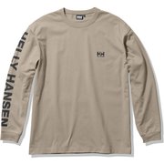 ロングスリーブレターティー L/S Letter Tee HE32126 ウェットサンド(WS) WLサイズ [アウトドア カットソー レディース]