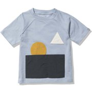 ショートスリーブヘリーベアーポケットティー K S/S Helly Bear Pocket Tee HJ62114 フォグブルー(FB) 110サイズ [アウトドア トップス キッズ]