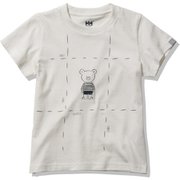 ショートスリーブヘリーベアーティー K S/S Helly Bear Tee HJ62115 オフホワイト(OW) 120サイズ [アウトドア トップス キッズ]