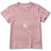 ショートスリーブヘリーベアーティー K S/S Helly Bear Tee HJ62115 ピンクシェル(PS) 140サイズ [アウトドア トップス キッズ]