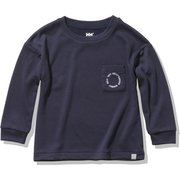 ロングスリーブインセクトシールドティー K L/S Insect Shield（R） Tee HJ32112 ヘリーブルー(HB) 120サイズ [アウトドア トップス キッズ]
