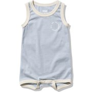マイファーストHHノースリーブロンパース B My First HH No sleeve Rompers HB32100 フォグブルー(FB) 70サイズ [アウトドア トップス キッズ]