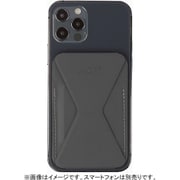 MS007M-1-GY [iPhone 12シリーズ対応 MOFTスマホスタンド ワイヤレス充電対応・マグネット接続式 グレー]