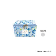 pacapo. マルチポーチ フルール Sサイズ ナチュラルブルー